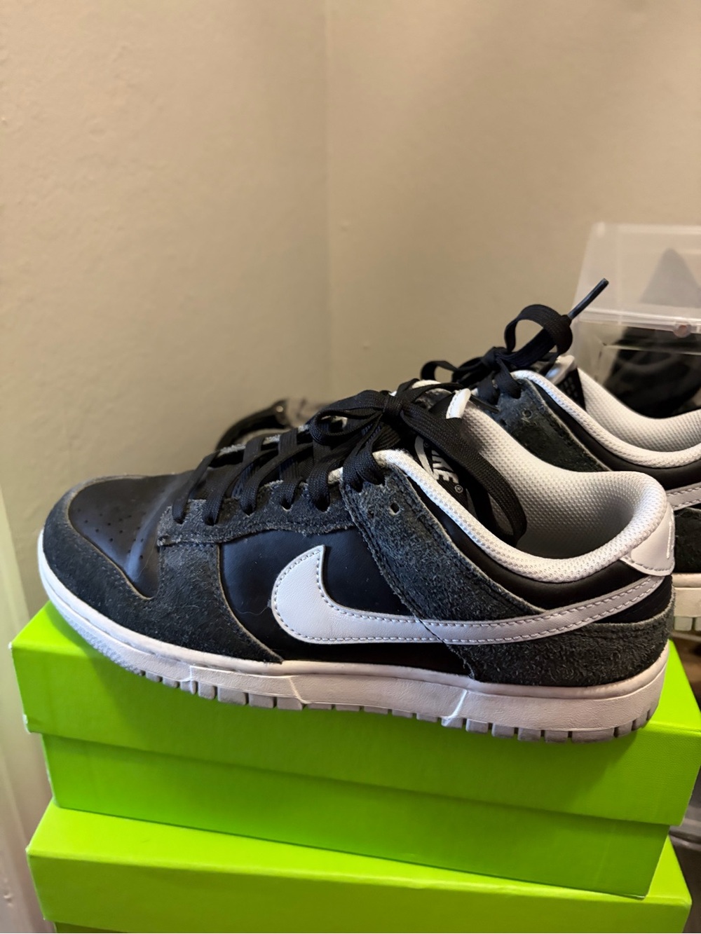 Nike Black and White Low-Top Sneakers
